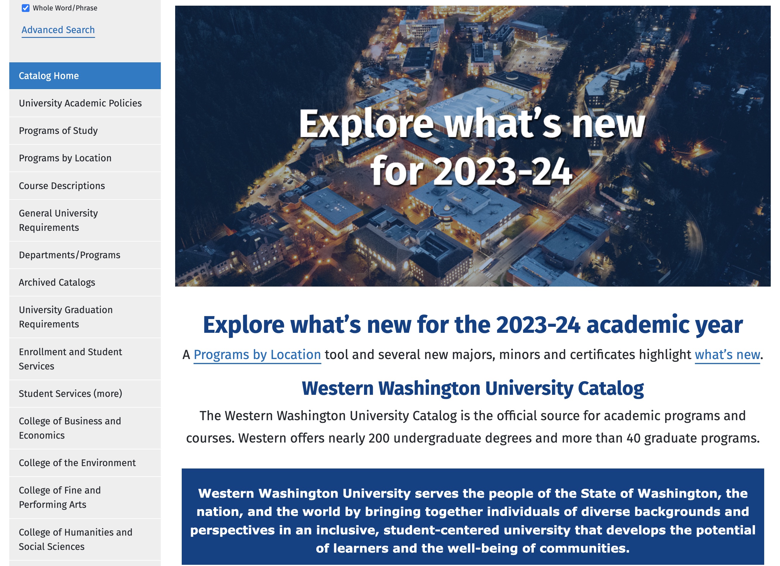 western washington catalog 2