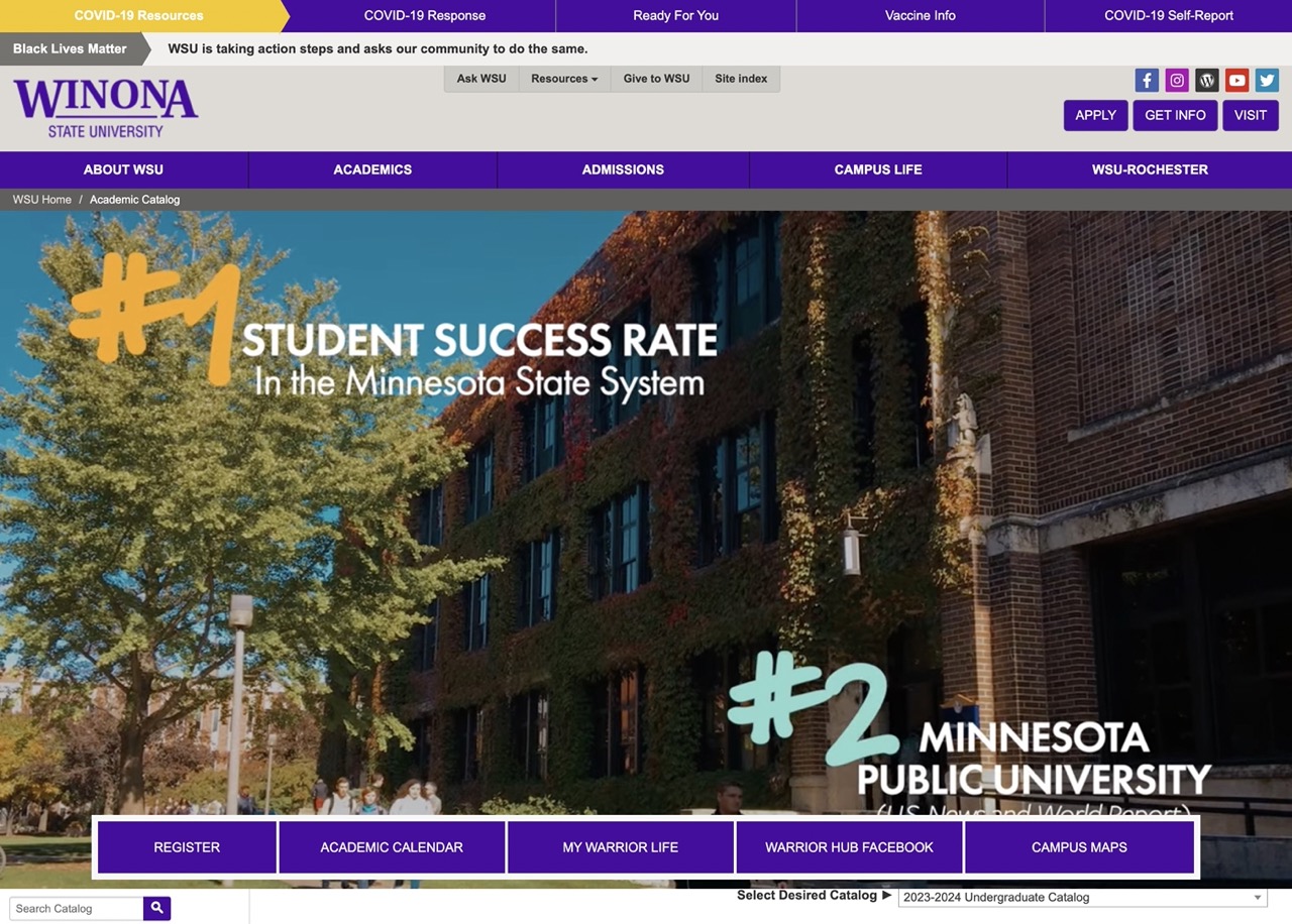 winona state catalog 1