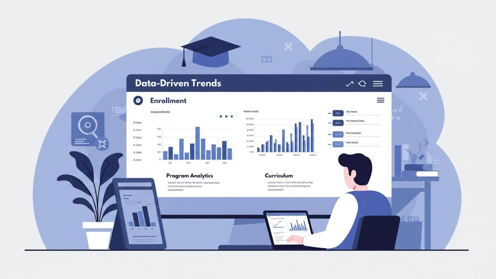 illustration of data driven trends