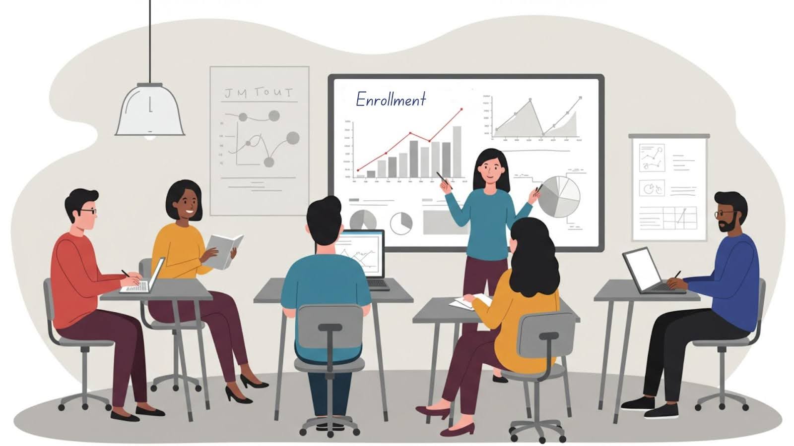 illustration of increased enrollment