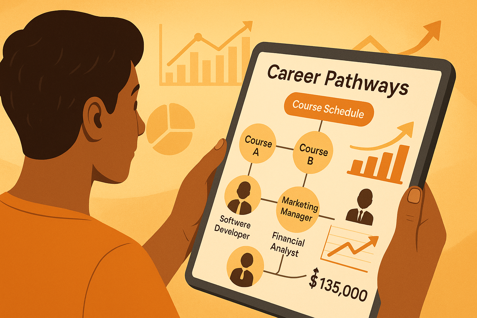 career pathways illustration