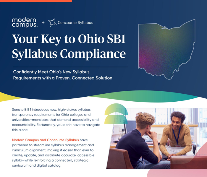 Ohio SB1 Syllabus Compliance