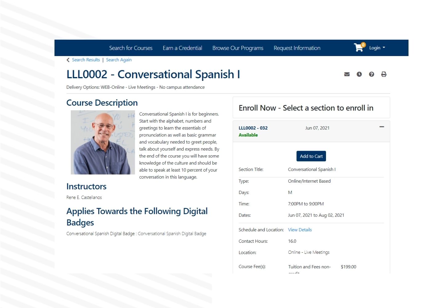 Offer student-centric registration using Modern Campus Destiny One.